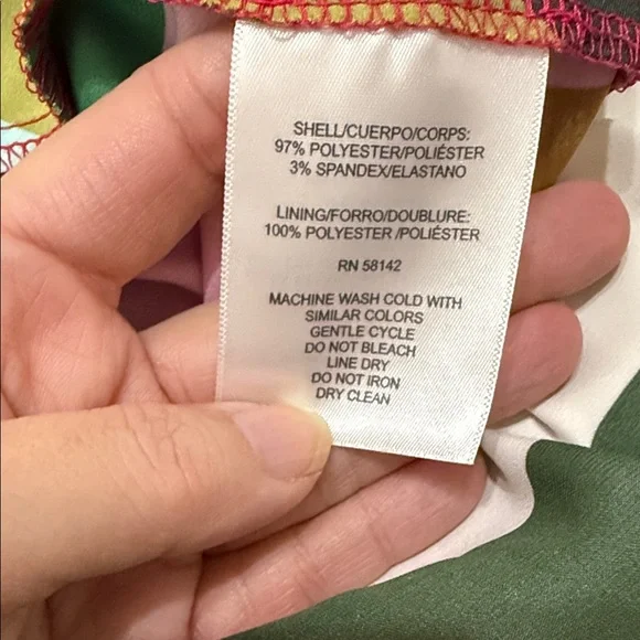 Maggy London Multicolor Striped handkerchief hem Dress NEW 18W plus XXL NWT - Picture 14 of 14